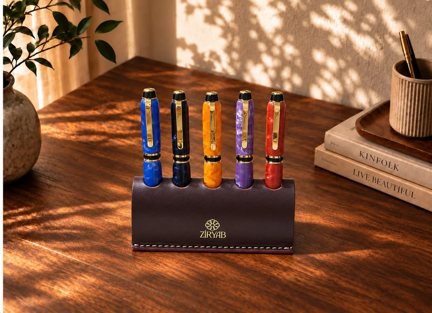 Leather Pen Stand