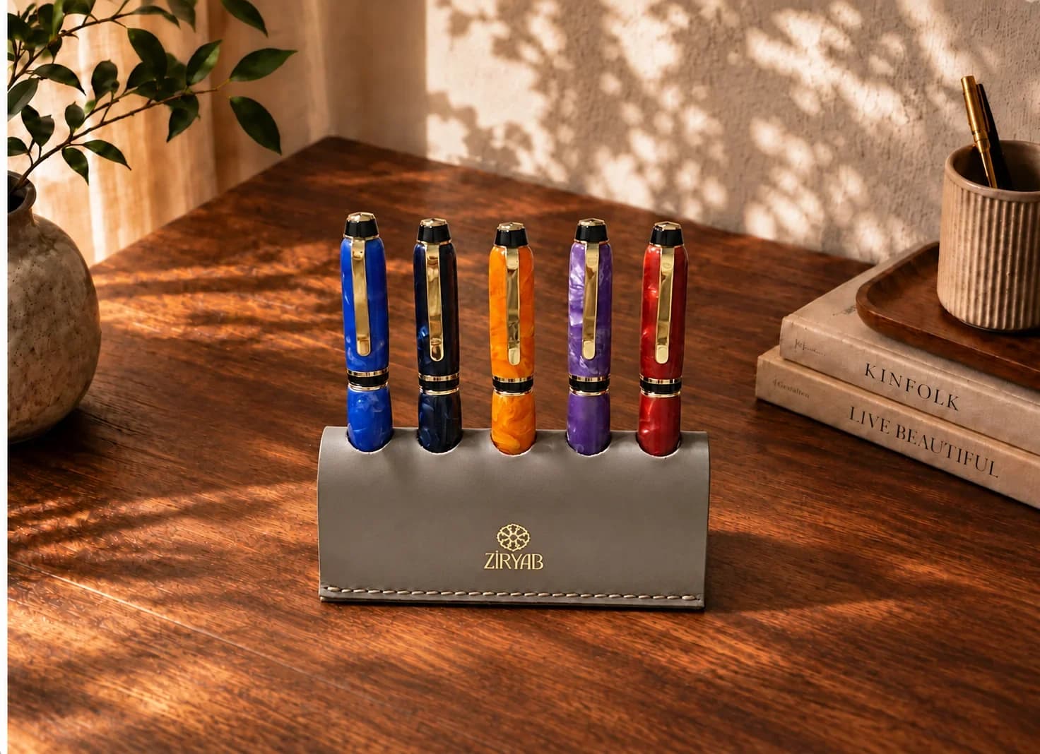 Leather Pen Stand