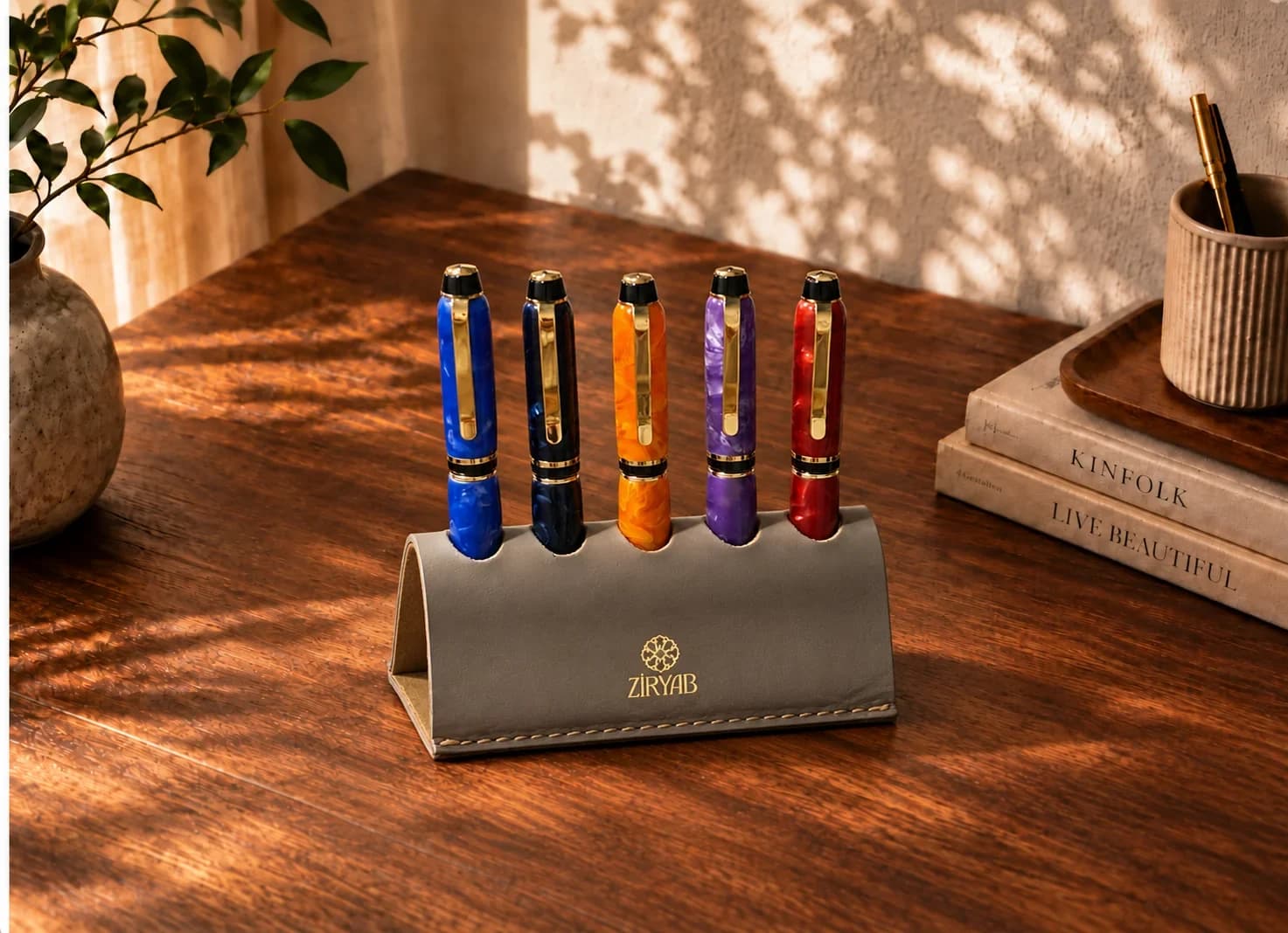 Leather Pen Stand