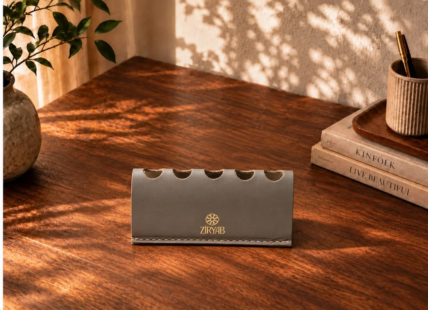 Leather Pen Stand