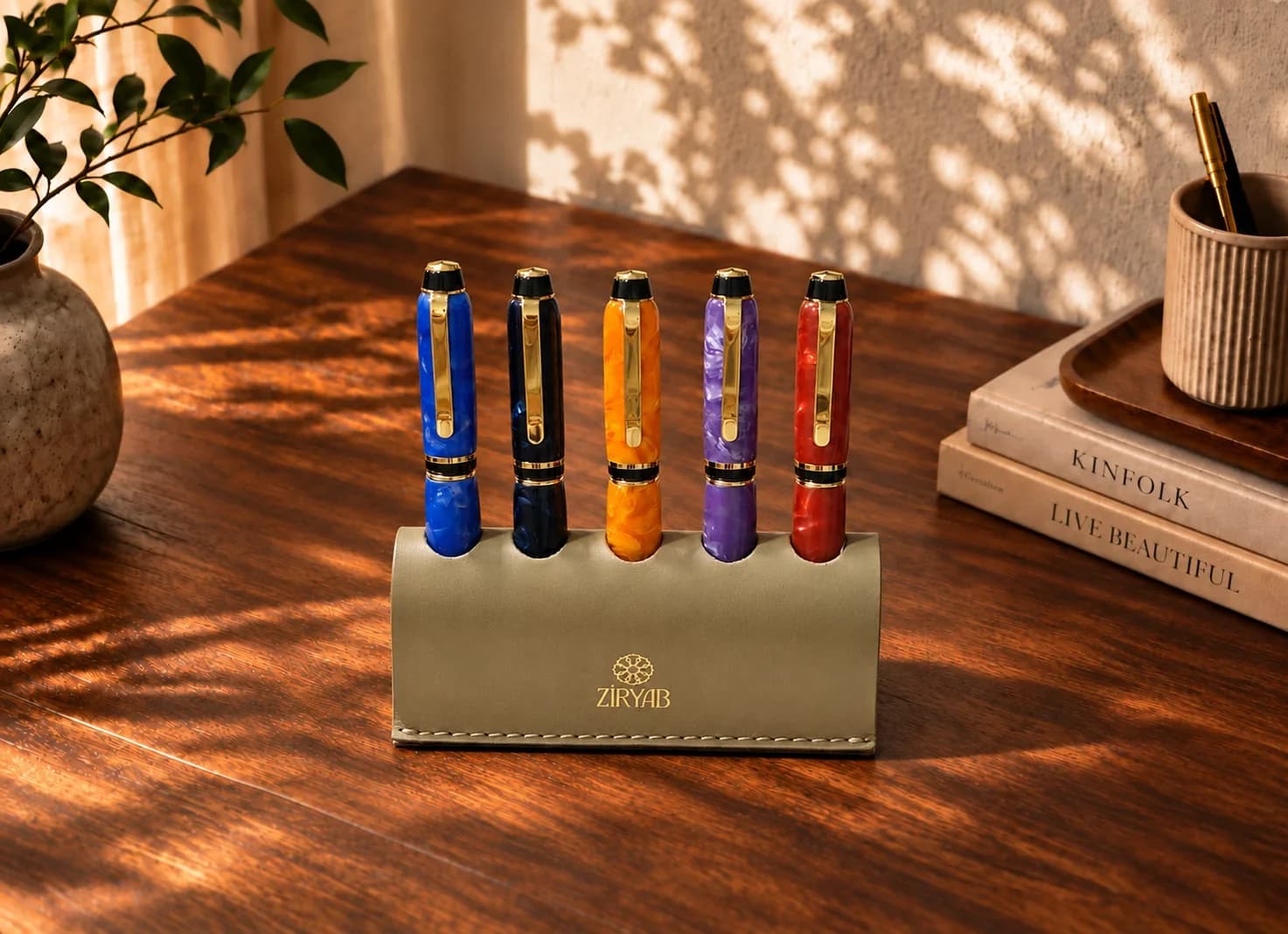 Leather Pen Stand