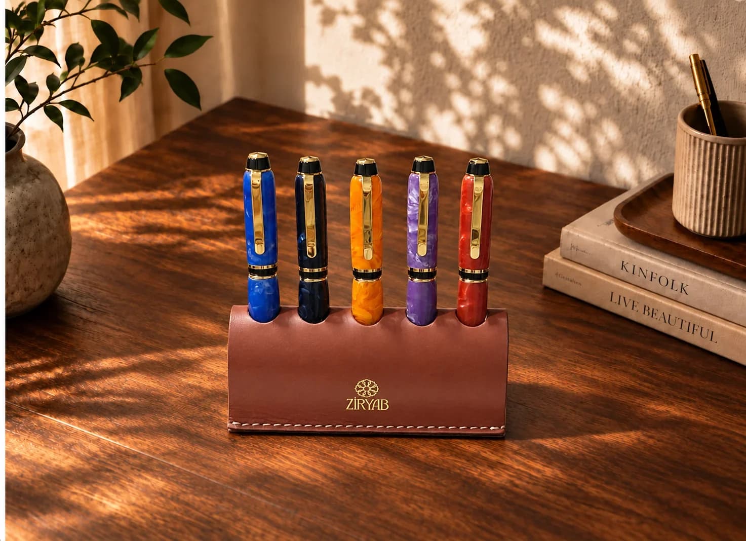 Leather Pen Stand
