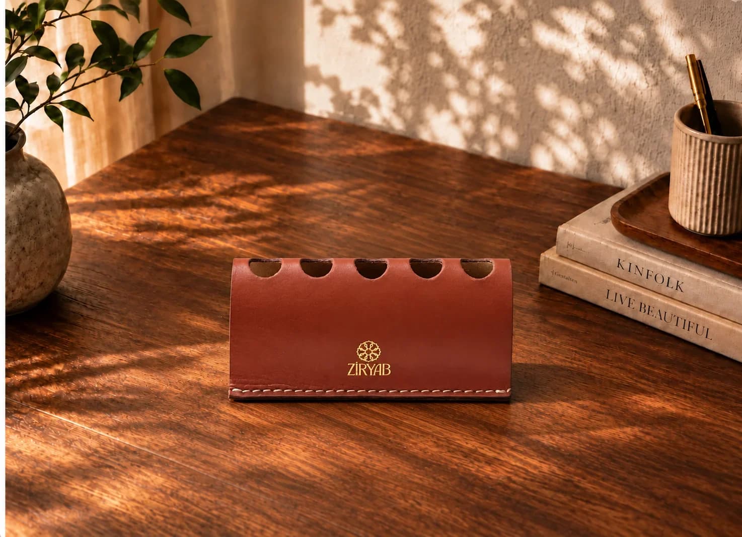 Leather Pen Stand