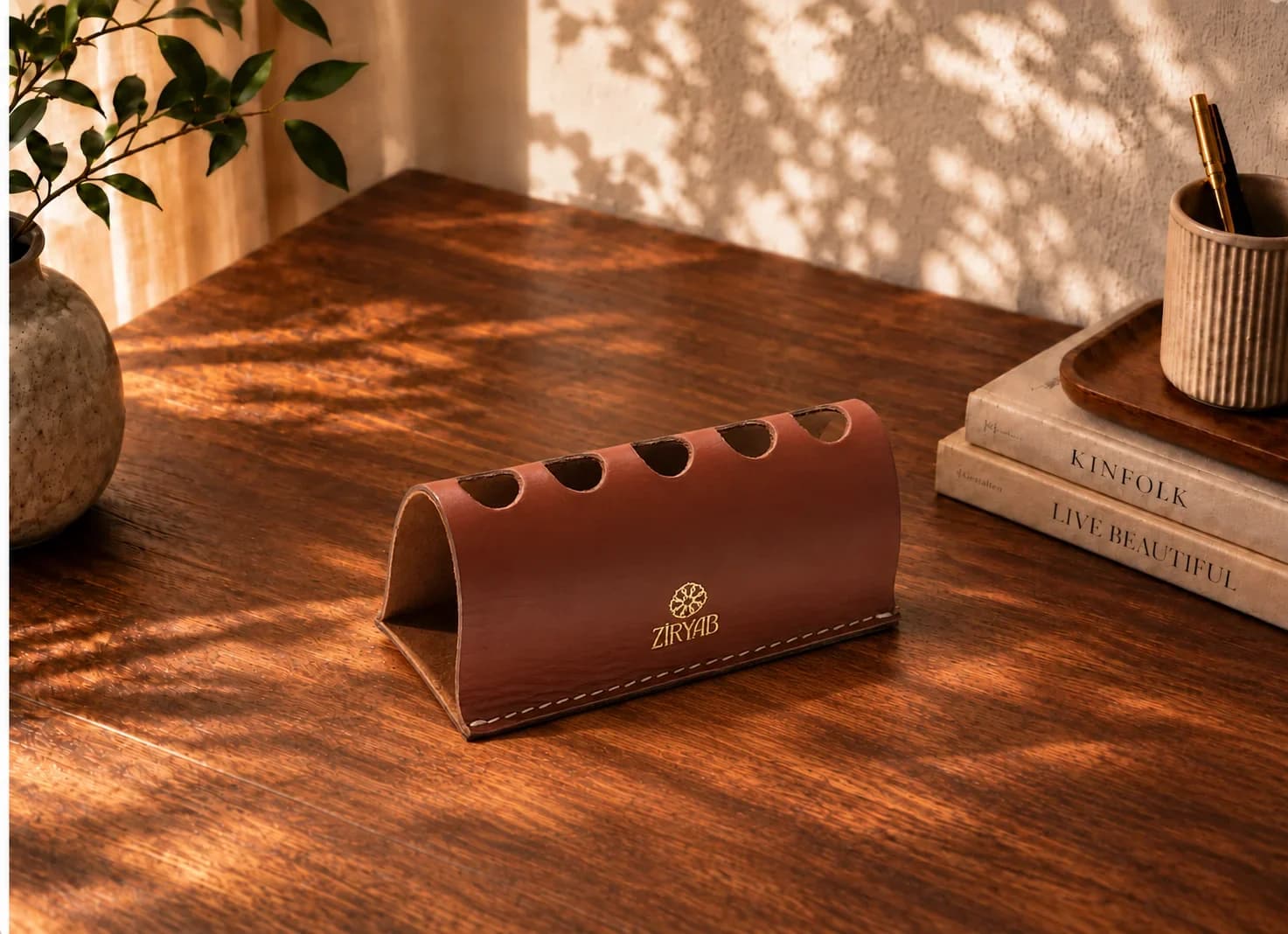 Leather Pen Stand