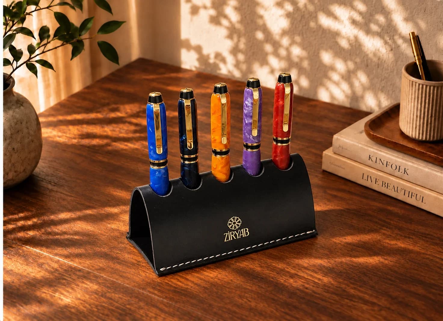 Leather Pen Stand