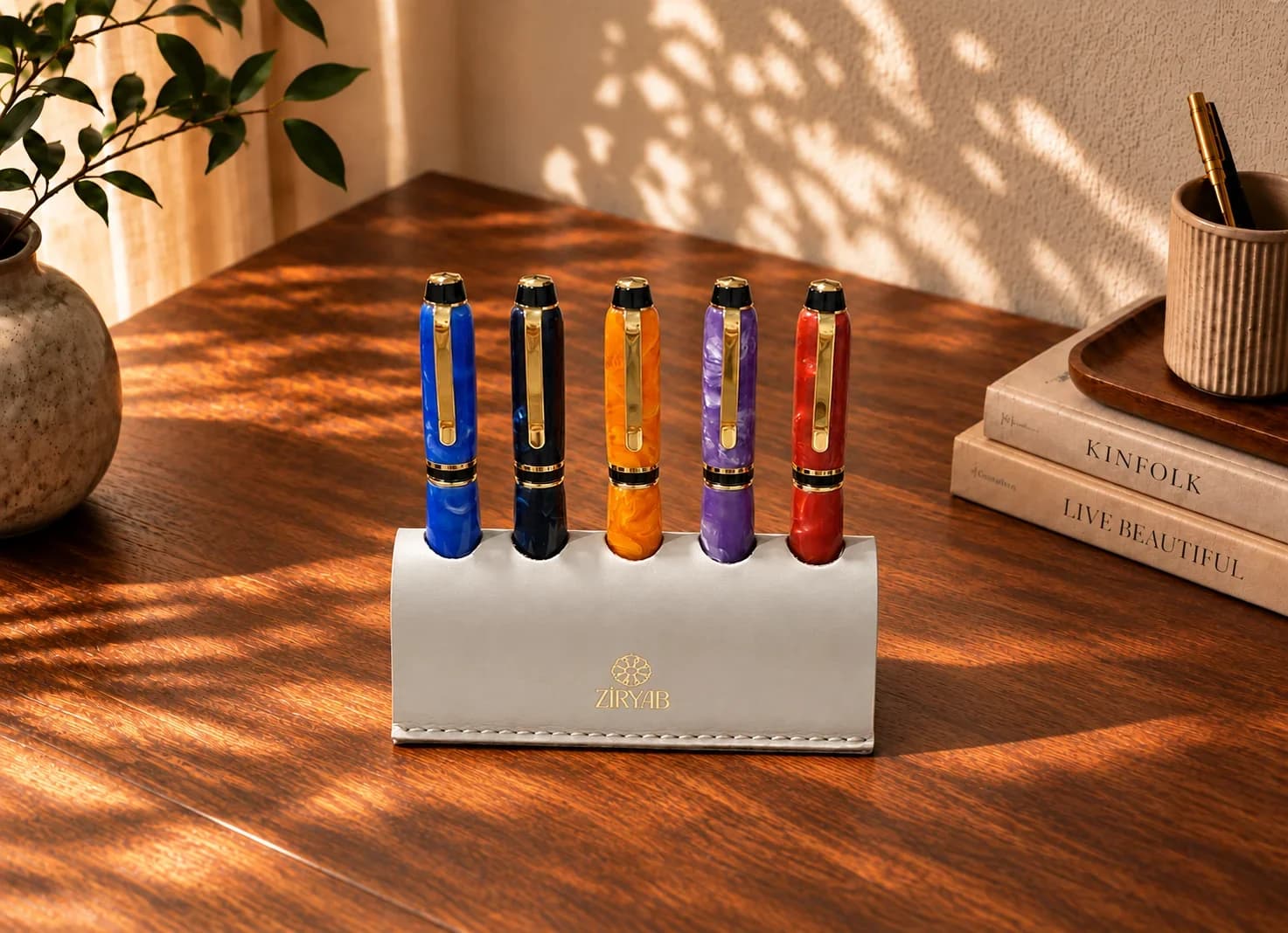Leather Pen Stand