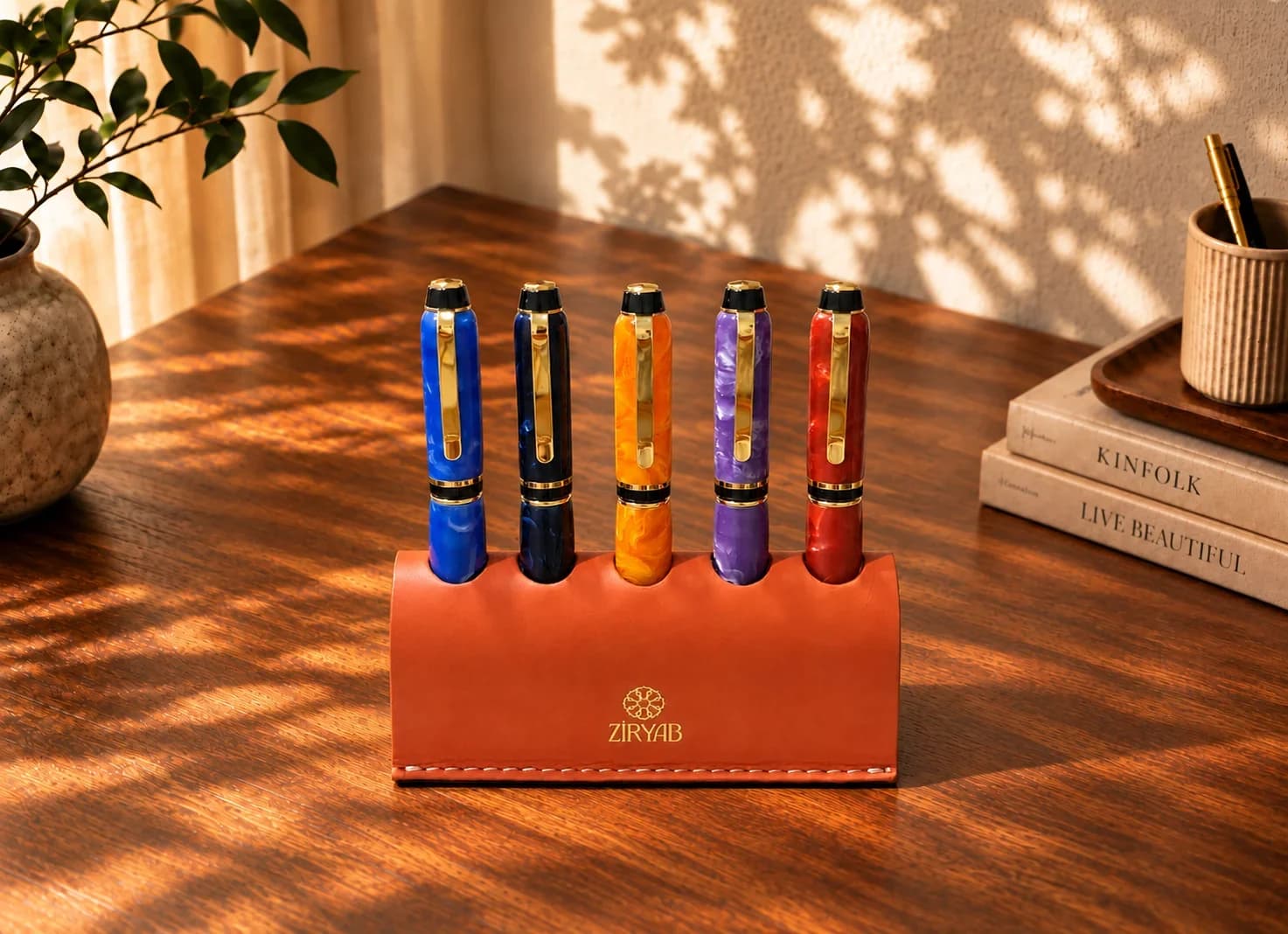 Leather Pen Stand