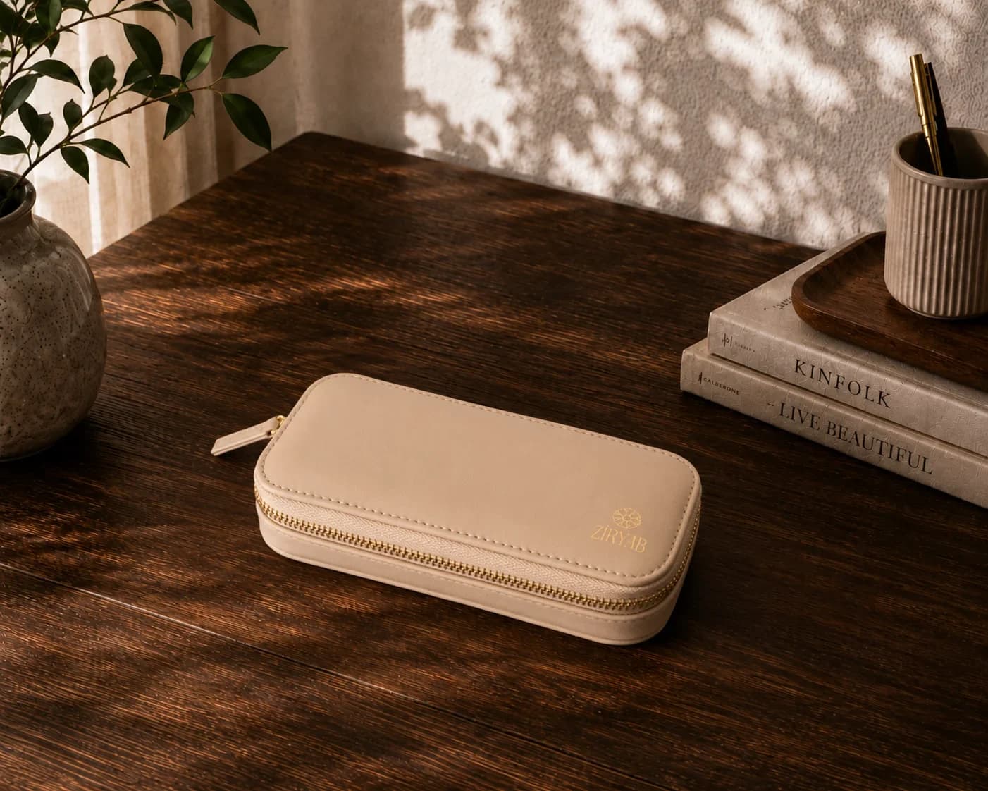 Genuine Leather Pen Case