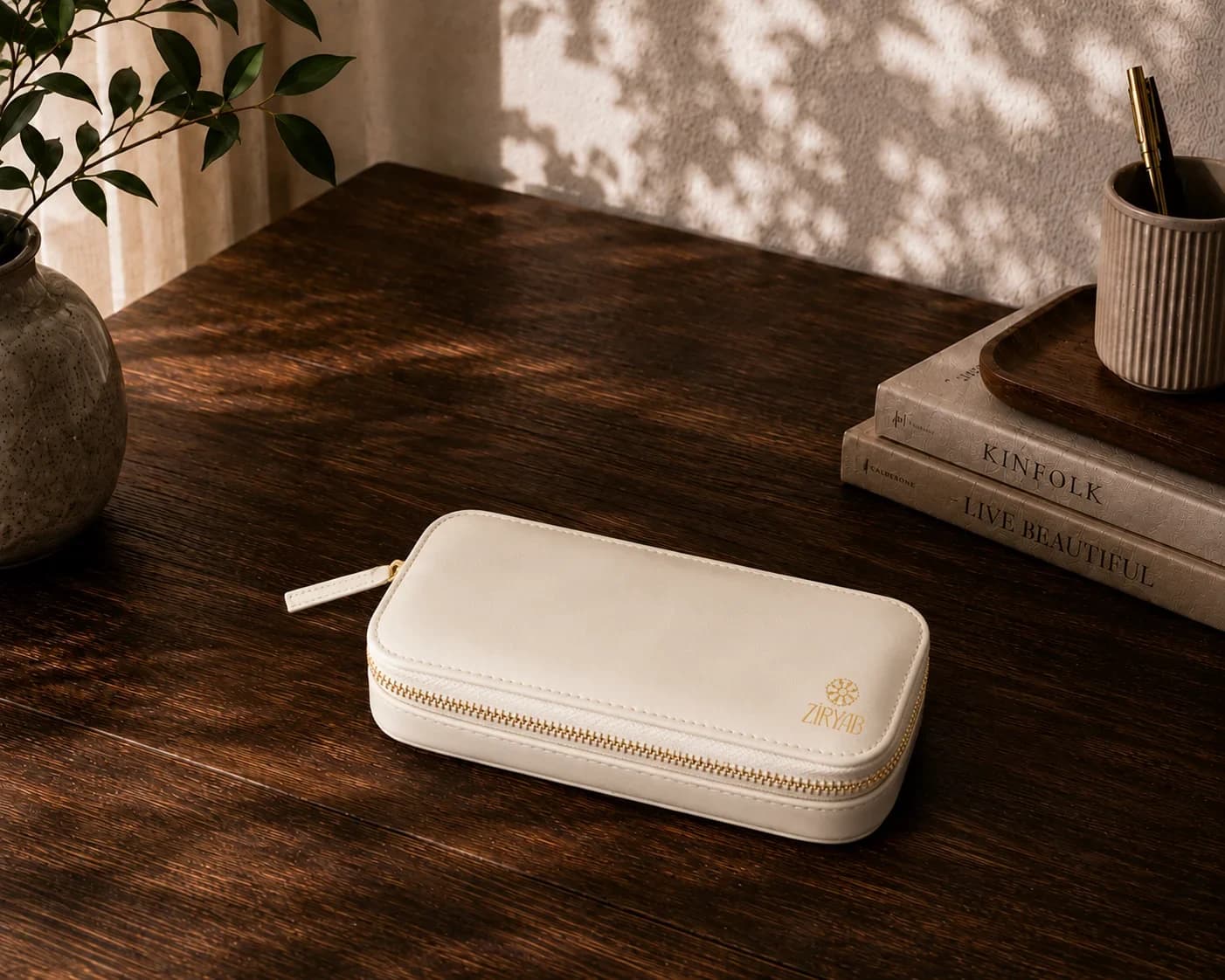 Genuine Leather Pen Case
