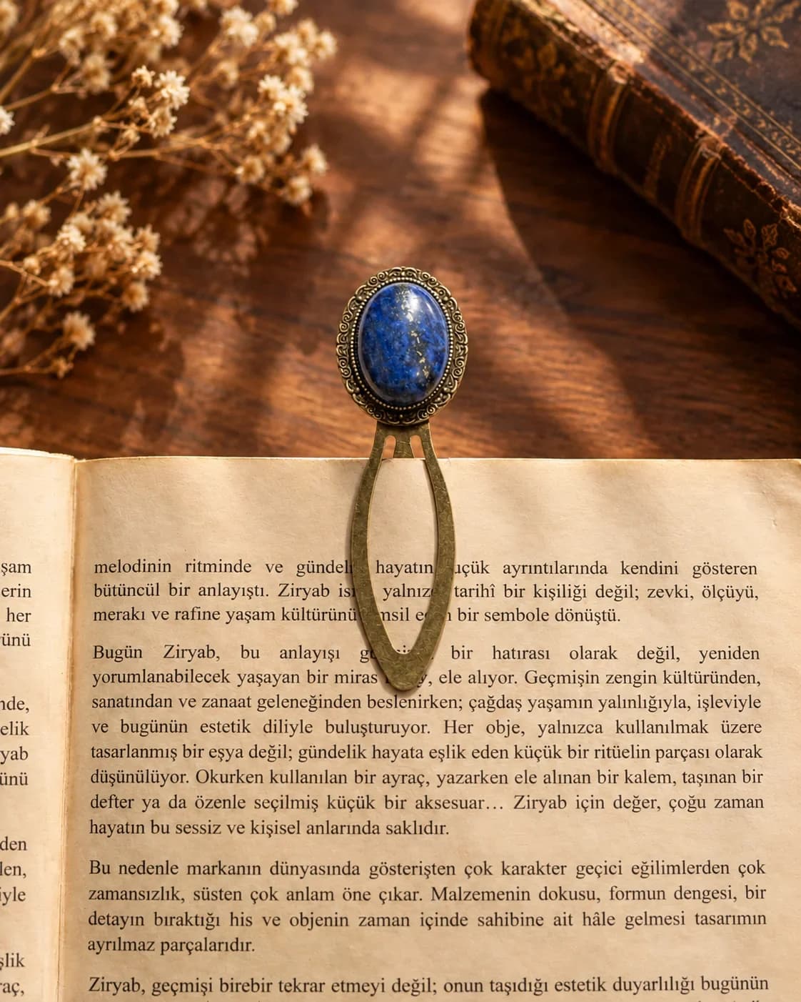 Genuine Stone Book Clip