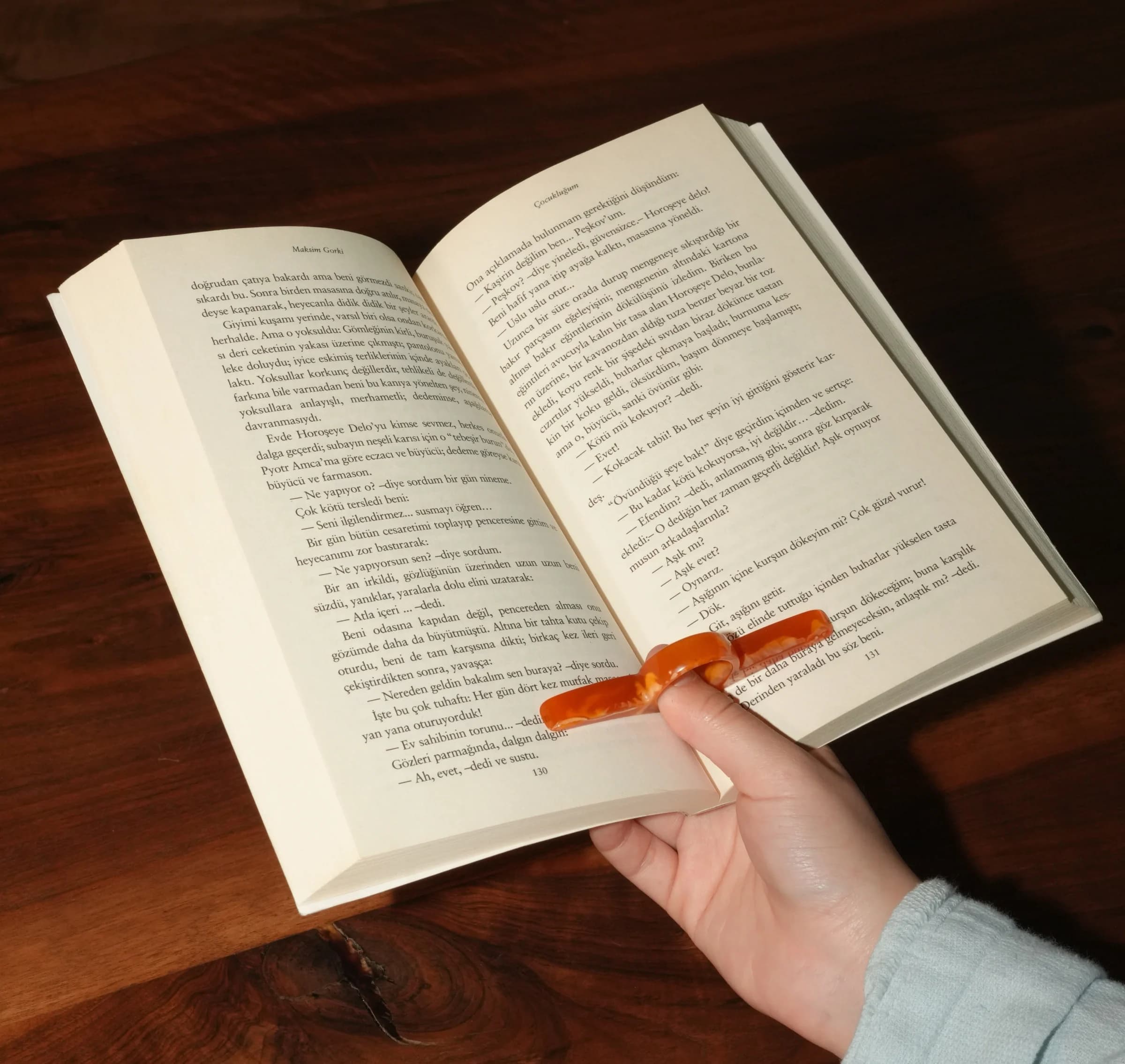 Fermapagine in resina