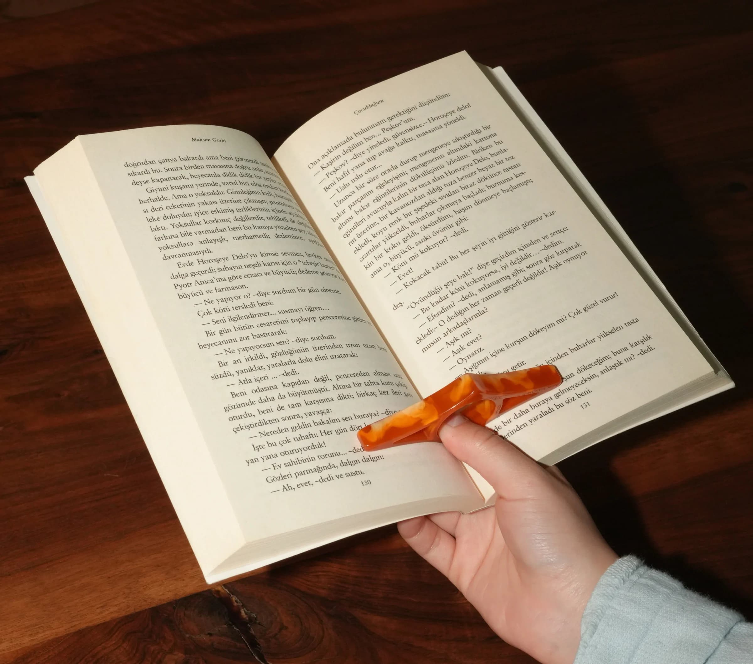 Fermapagine in resina