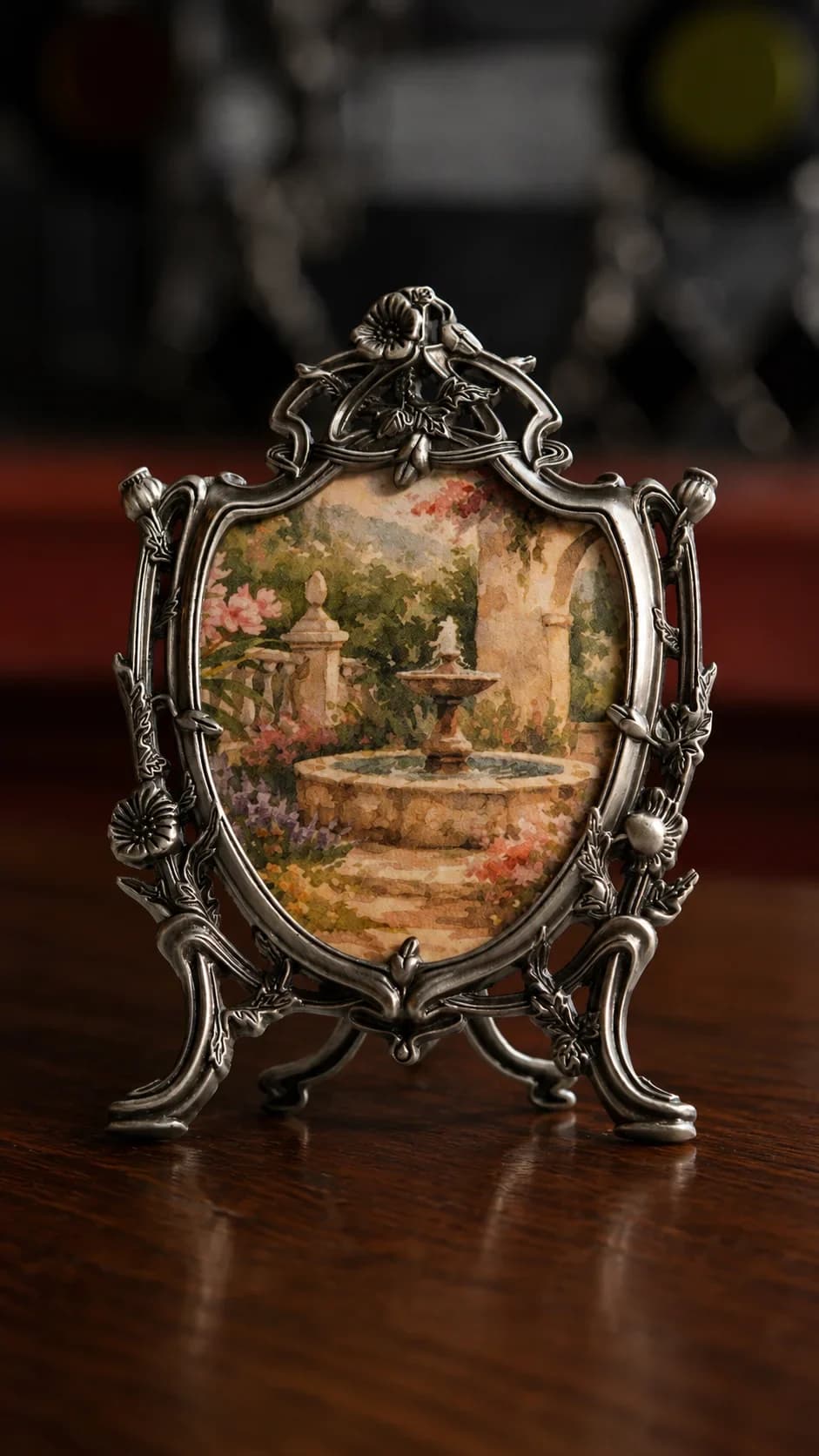 Vintage Floral Table Frame